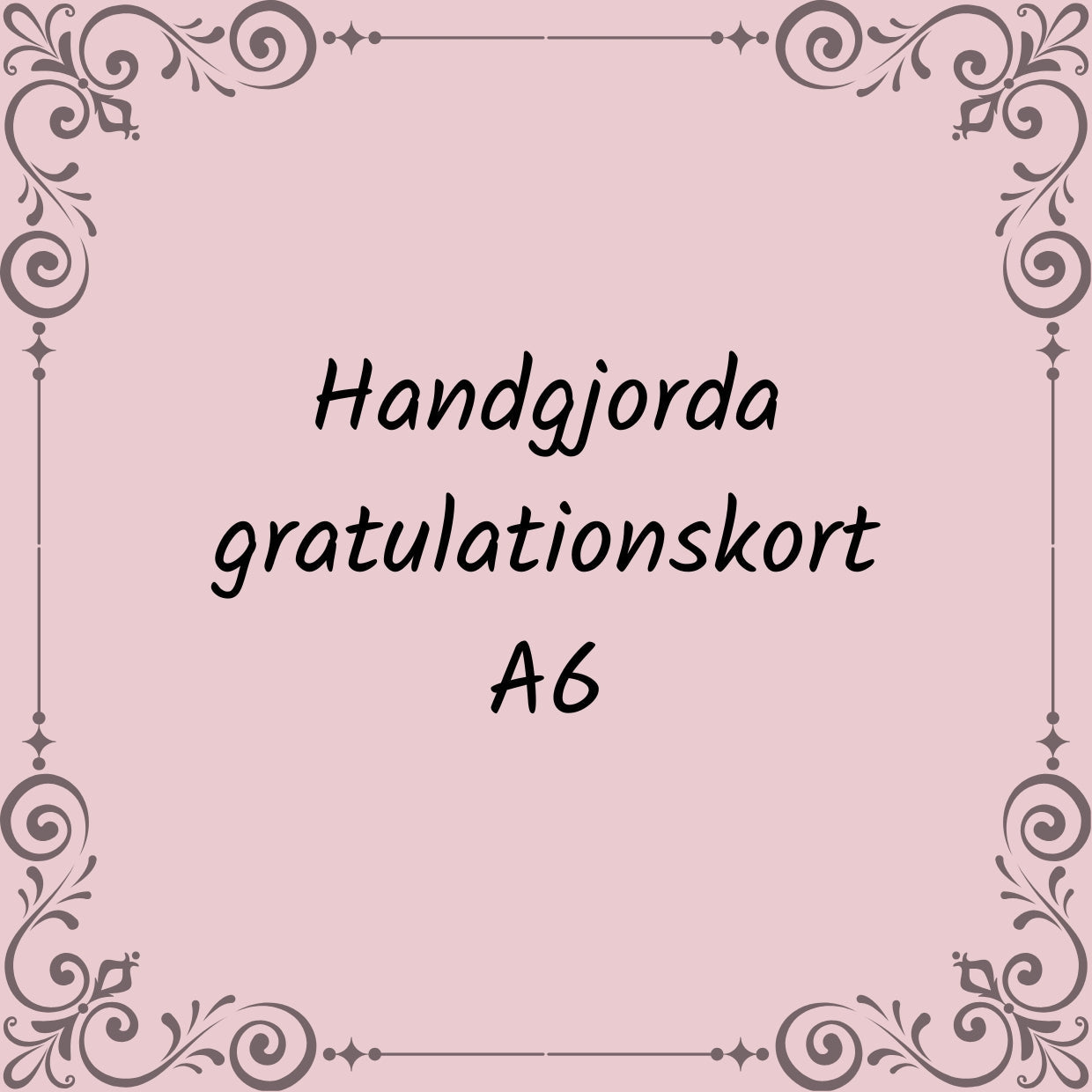 Handgjorda kort A6