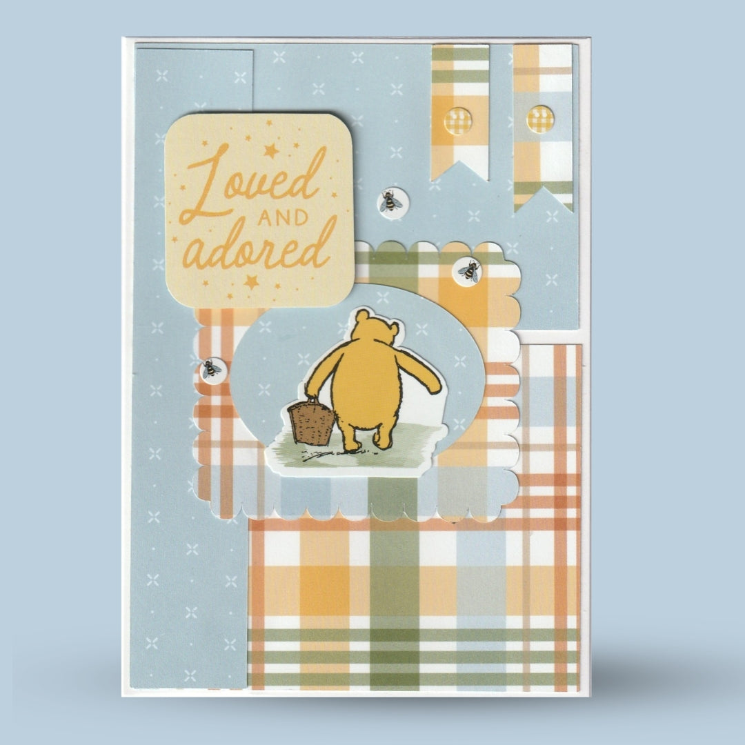 Greeting card A6: "Loved and adored"