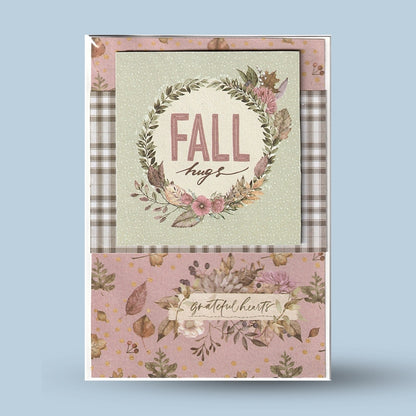 Gratulationskort A6: "Fall hugs"