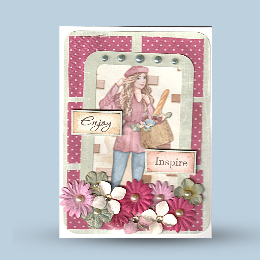 Greeting Card A6: "Enjoy, Inspire"