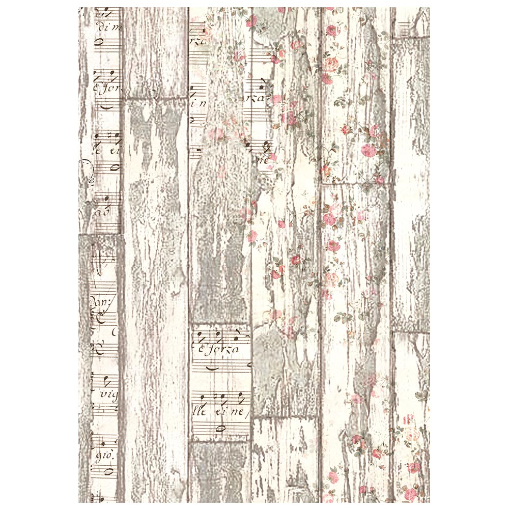 Printed 8 Rice paper A6 backgrounds selection for Art and Craft - Winter Magic